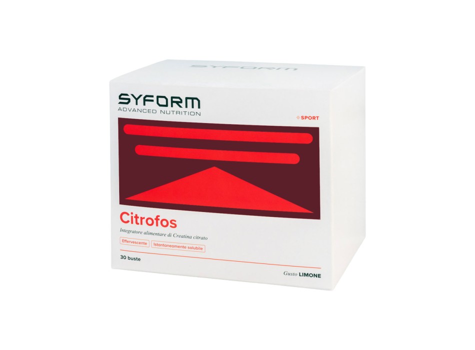 Citrofos Syform Creatina Citrato Effervescente Limone Sport Potenza