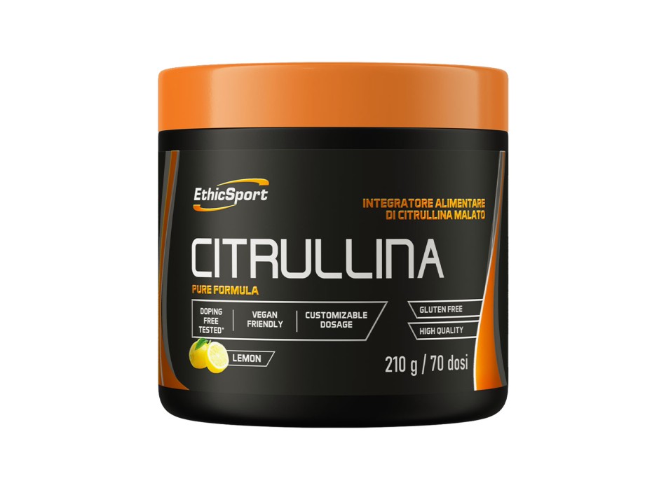 Citrullina EthicSport integratore amminoacido pre-workout limone