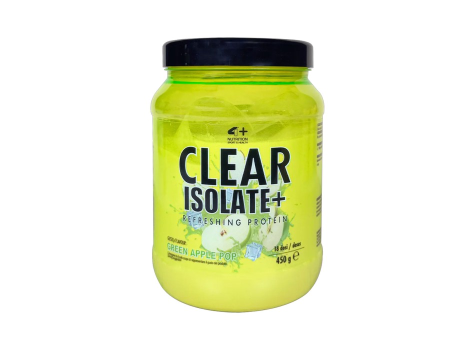 Clear Isolate+ 4+ Nutrition proteine isolate trasparenti gusto apple