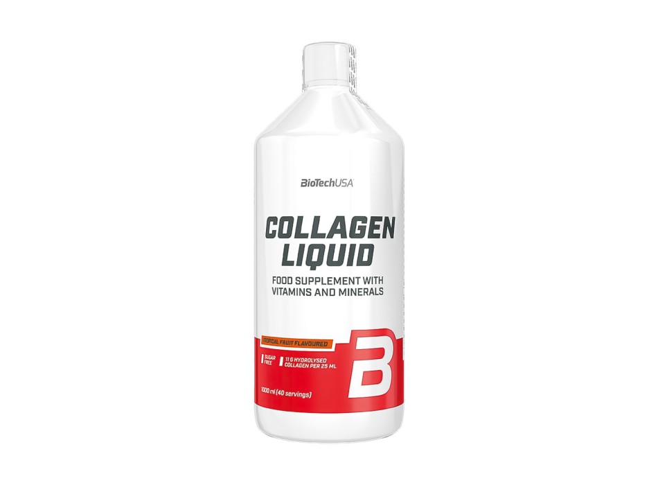 Collagen Liquid BioTechUSA integratore liquido collagene idrolizzato tropical