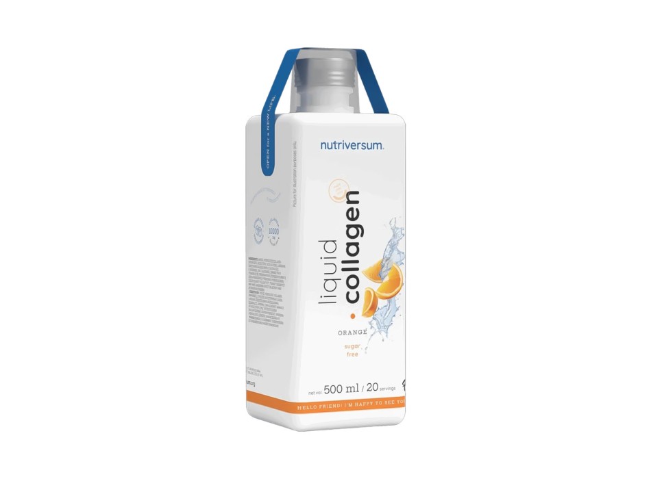 Collagen Liquid Nutriversum Collagene Idrolizzato Liquido 500ml Arancia 
