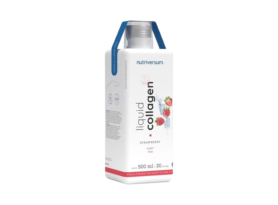 Collagen Liquid Nutriversum Collagene Idrolizzato Liquido 500ml Fragola