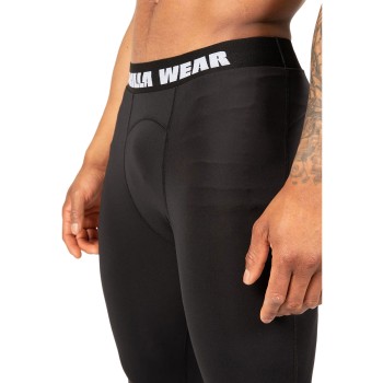 Collant sportivi da uomo Gorilla Wear Columbus nero