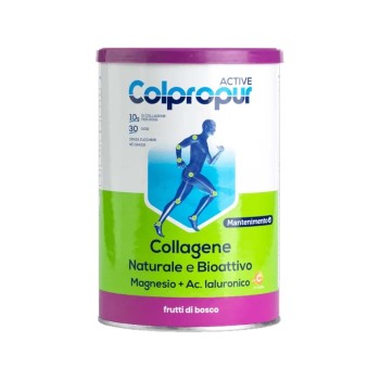 Colpropur Active integratore collagene magnesio acido ialuronico frutti di bosco