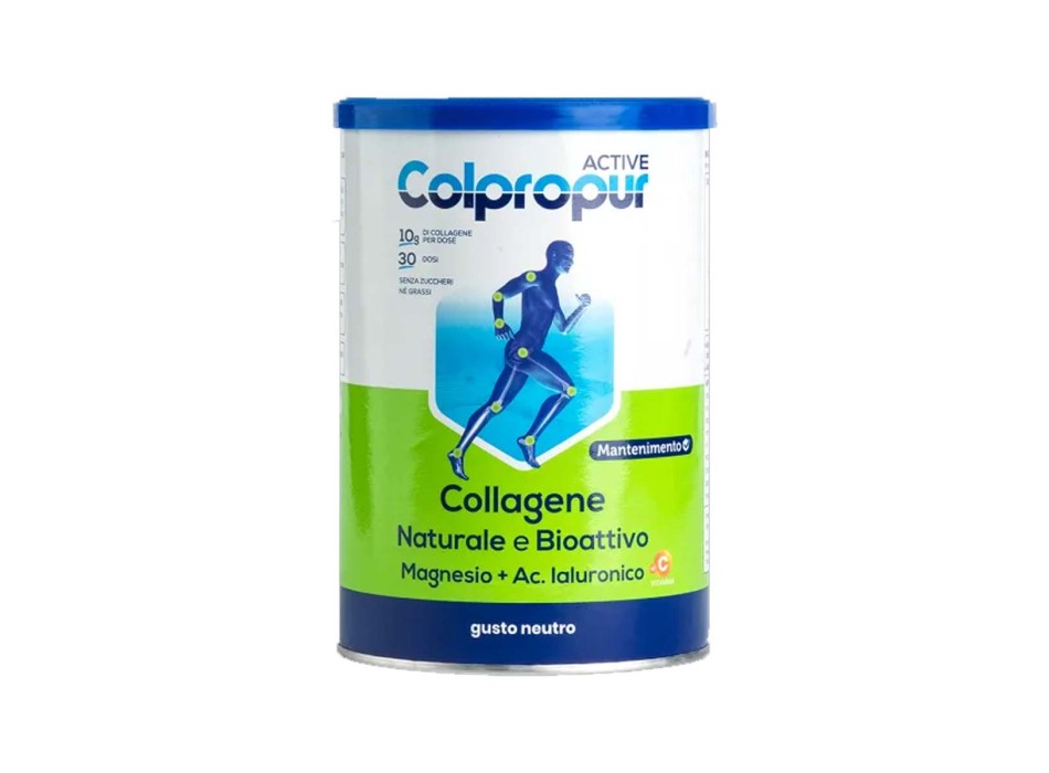 Colpropur Active integratore collagene magnesio acido ialuronico neutro