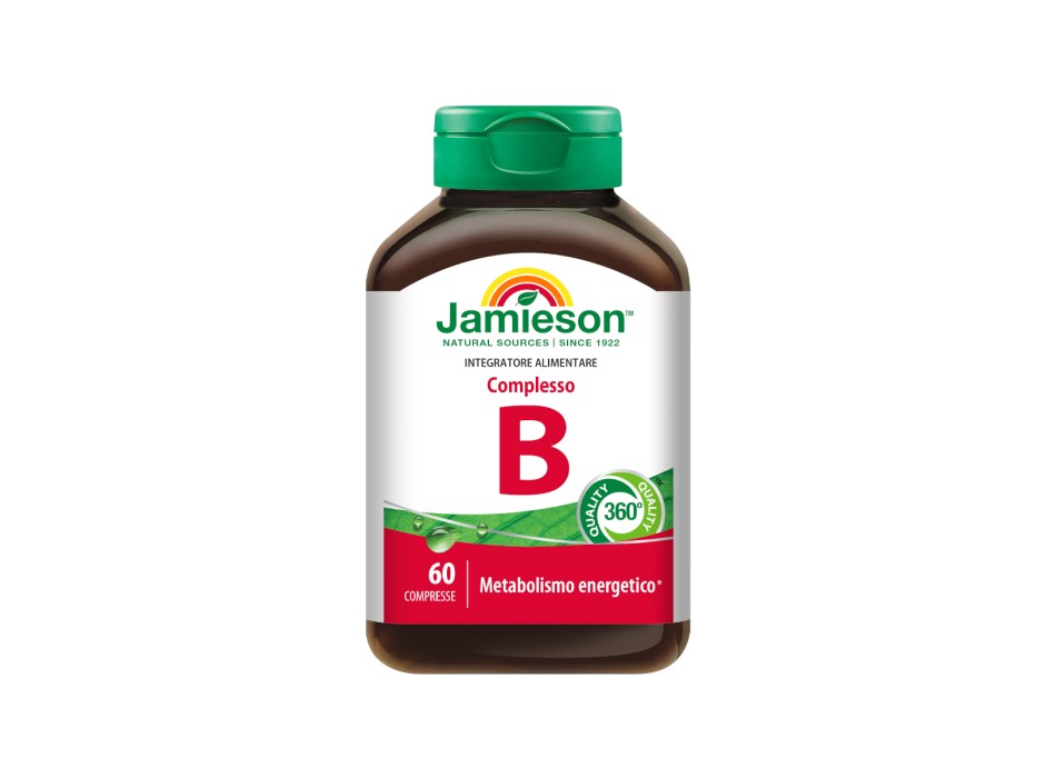Complesso B Jamieson Integratore Vitamine Gruppo B Energia e Sistema Nervoso 60c