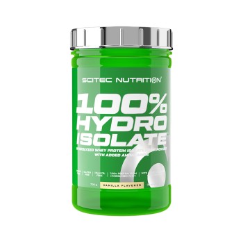 Confezione 100% Hydro Isolate Scitec Nutrition idrolizzate 700g Vaniglia