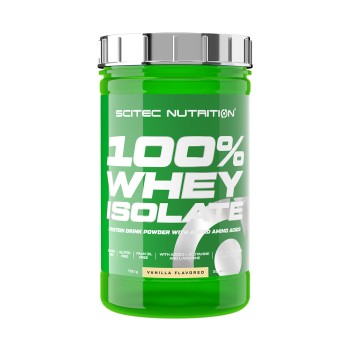Confezione 100% Whey Isolate Scitec Nutrition isolate 700g Vaniglia