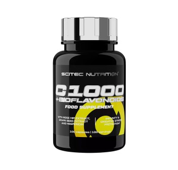 Confezione C1000 + Bioflavonoids Scitec Nutrition Vitamina C 100 capsule