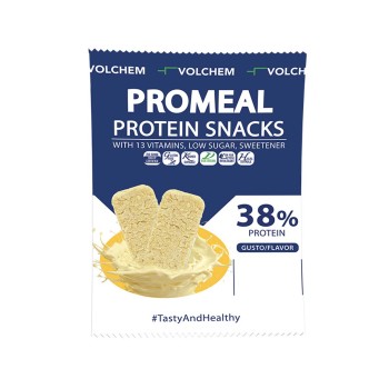 Confezione frollini proteici Promeal Snack Volchem 38g Cookies