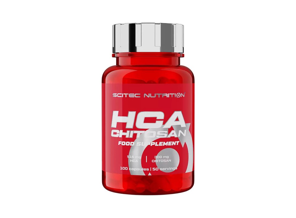 Confezione HCA + Chitosan Scitec Nutrition acido idrossicitrico 100 capsule