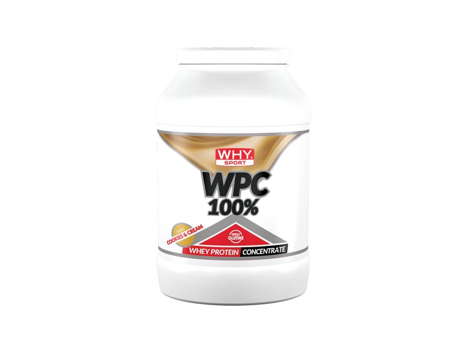 Confezione risparmio 2kg WPC 100% Whey WHYsport concentrate 2kg Cookies & Cream
