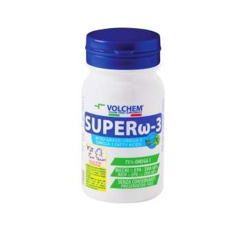 Confezione Super Omega 3 Volchem acidi grassi benessere cardiovascolare 100 cpr