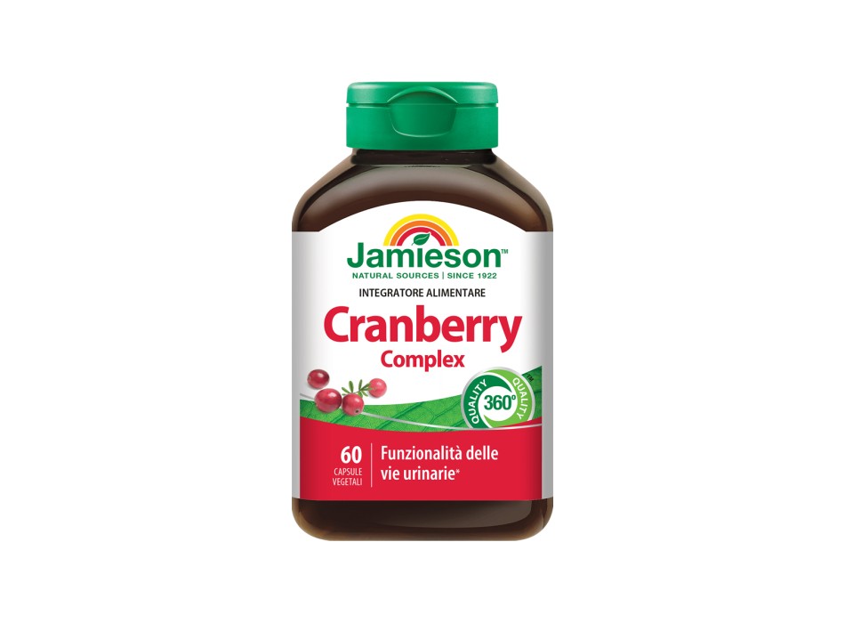 Cranberry Complex Jamieson Integratore Mirtillo Rosso Canadese Vie Urinarie 60 c