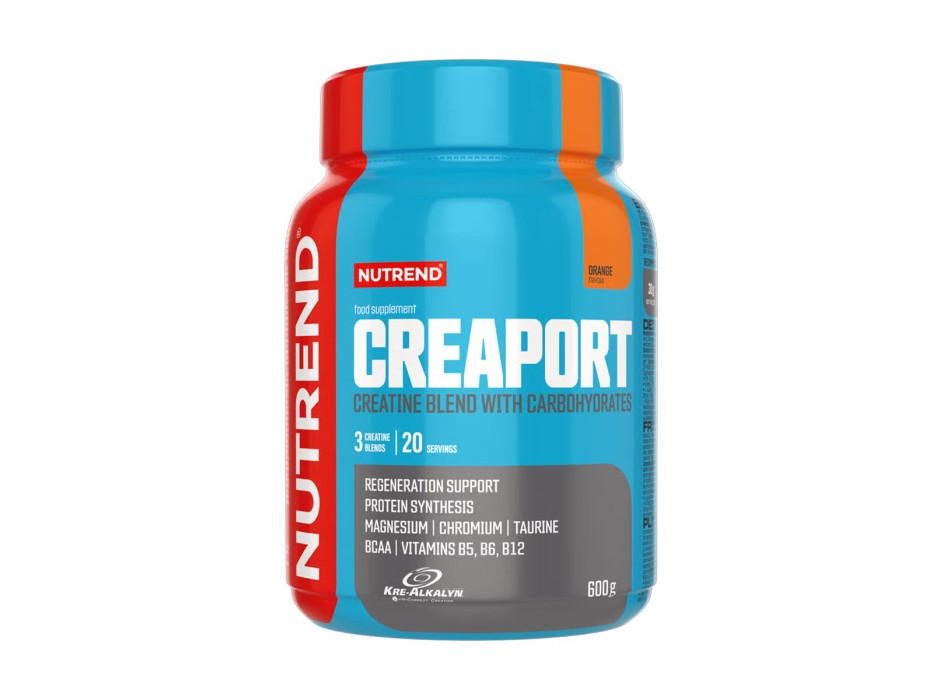 Creaport Nutrend 600g Integratore Creatina con Carboidrati e Taurina Arancia