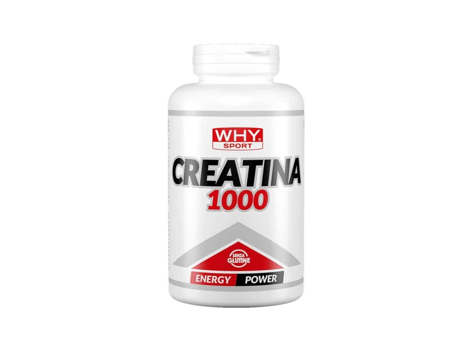 Creatina 1000 WHYsport creatina monoidrato per aumento forza 240 cpr