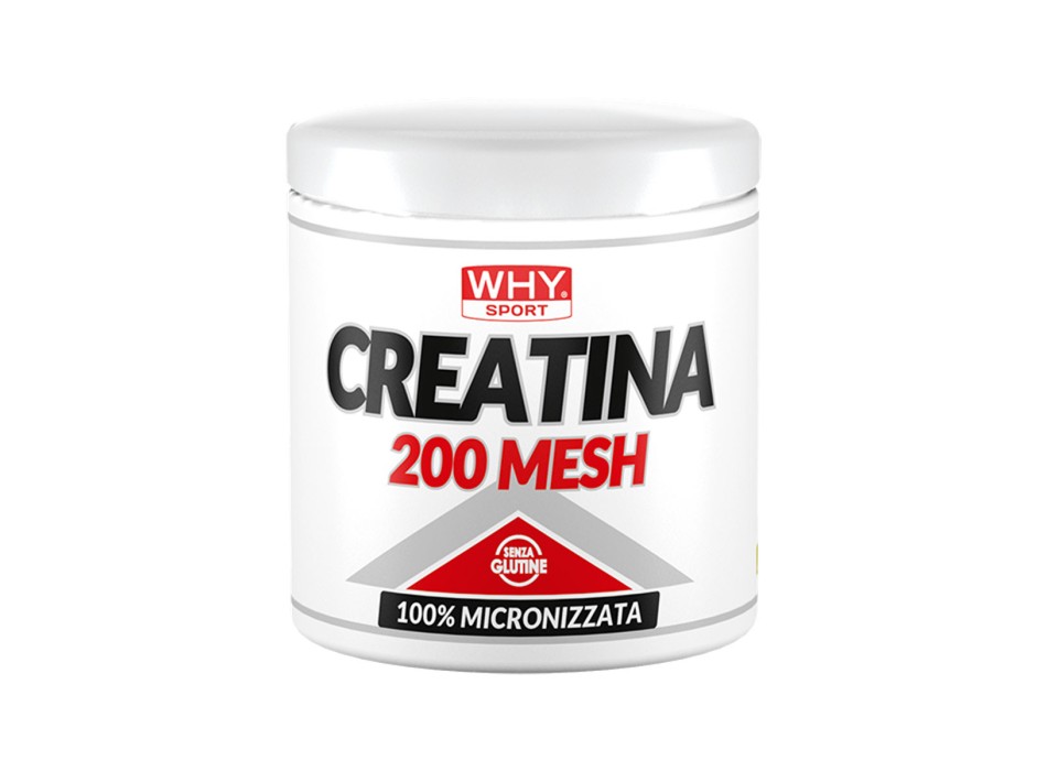 Creatina 200 Mesh WHYsport creatina monoidrato micronizzata 200g Neutro 