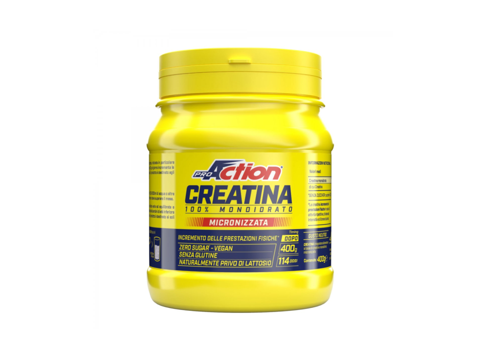 Creatina Monoidrato Proaction integratore creatina monoidrata micro polvere 400g