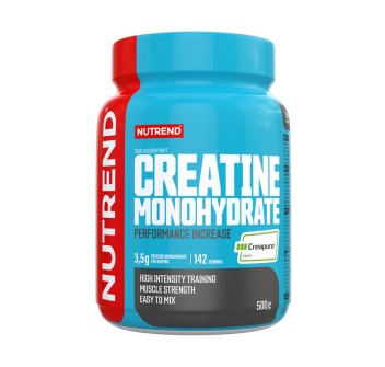 Creatine Monohydrate Creapure Nutrend 500g Polvere Creatina Certificata Pura