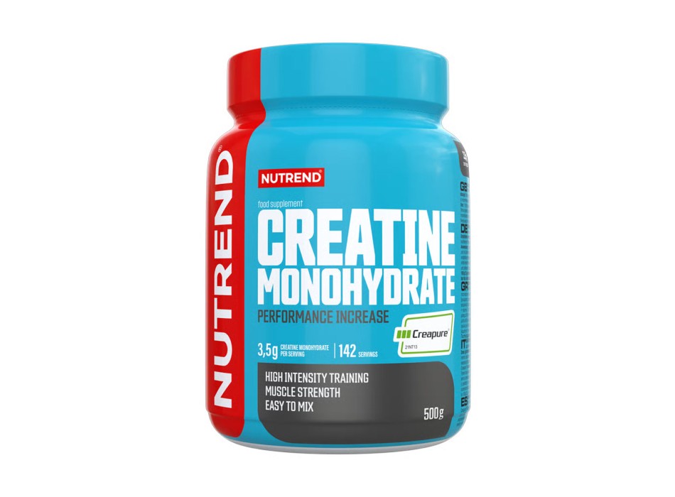Creatine Monohydrate Creapure Nutrend 500g Polvere Creatina Certificata Pura