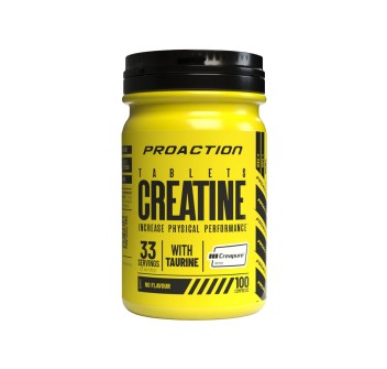 Creatine Tablet Creapure ProAction Creatina Monoidrato Purissima 100cpr