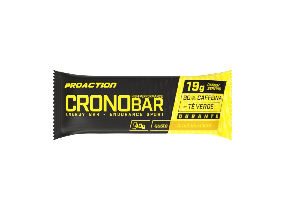 Crono Bar Pro ProAction 40g Barretta Energetica Endurance Arachidi Salate