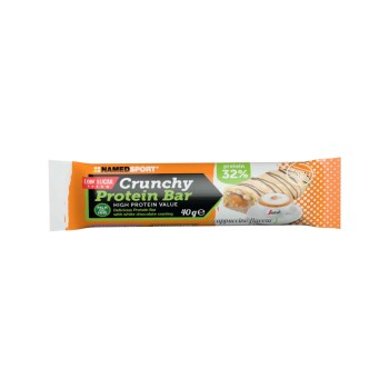 Crunchy Protein Bar NamedSport Barretta Proteica 32% Cappuccino 40g