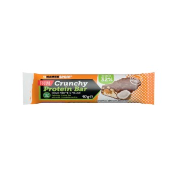 Crunchy Protein Bar NamedSport Barretta Proteica 32% Cocco 40g