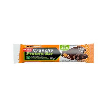 Crunchy Protein Bar NamedSport Barretta Proteica 32% Fondente Arancia 40g