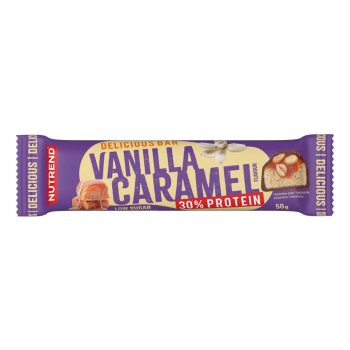 Delicious Bar Nutrend 50g Barretta Proteica Vaniglia e Caramello