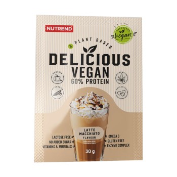 Delicious Vegan Protein Nutrend 30g Proteine Vegetali Latte Macchiato