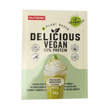 Delicious Vegan Protein Nutrend 30g Proteine Vegetali Pistacchio e Marzapane