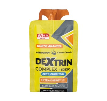 Dextrine Complex WHYsport gel ciclodestrine maltodestrine noglutine 65ml Arancia