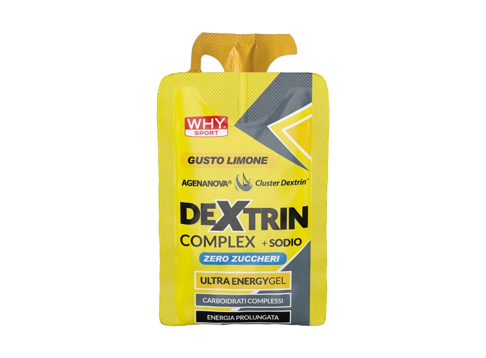 Dextrine Complex WHYsport gel ciclodestrine maltodestrine noglutine 65ml Limone