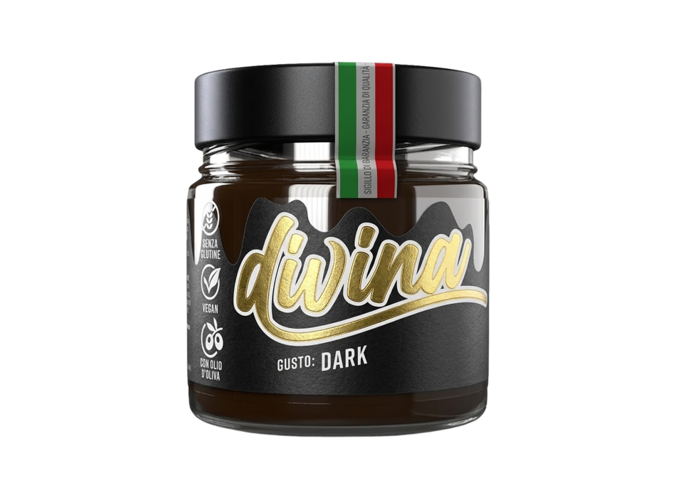 Divina Crema Spalmabile Vegana 250g Dark