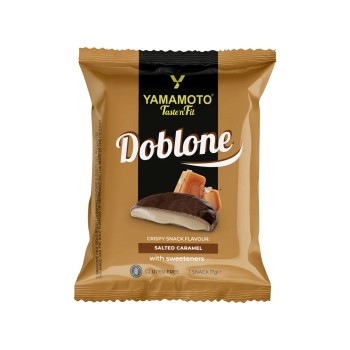 Doblone Yamamoto Nutrition biscotto proteico 17g Caramello Salato