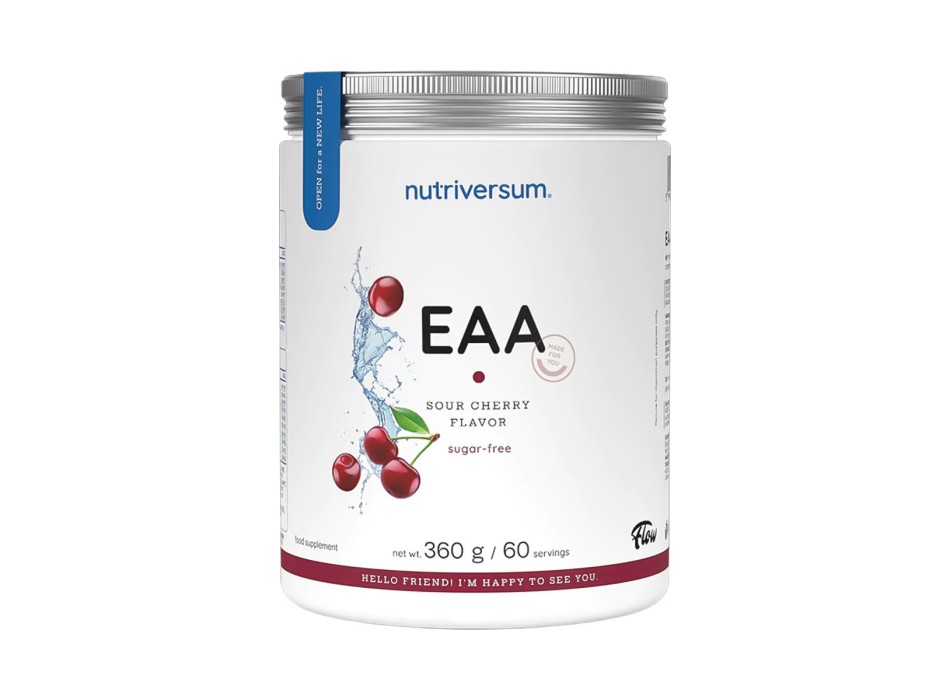 EAA Nutriversum Integratore Aminoacidi Essenziali Recupero 360g Amarena