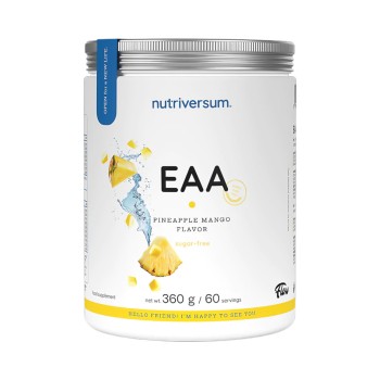 EAA Nutriversum Integratore Aminoacidi Essenziali Recupero 360g Ananas e Mango