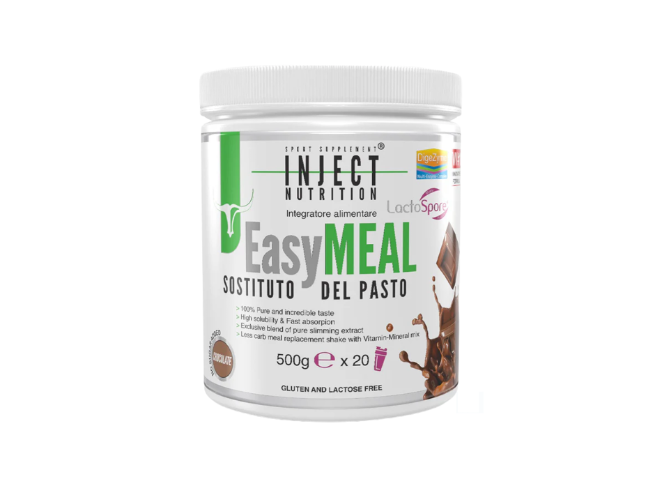 Easy Meal Inject Nutrition sostitutivo pasto bilanciato 500g cacao