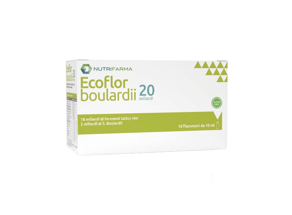 Ecoflor Plus Boulardii Nutrifarma probiotici fermenti lattici 10flaconi