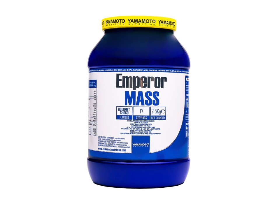 Emperor Mass Yamamoto Nutrition integratore gainer massa 2500g Cioccolato