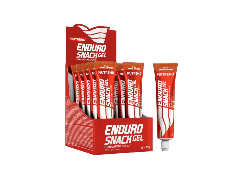 Endurosnack Nutrend Tube 75g Gel Energetico Endurance Caramello Salato