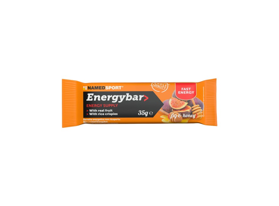 Energybar NamedSport Barretta Energetica alla Frutta e Riso Soffiato Fichi e Mie