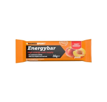 Energybar NamedSport Barretta Energetica alla Frutta e Riso Soffiato Pesca