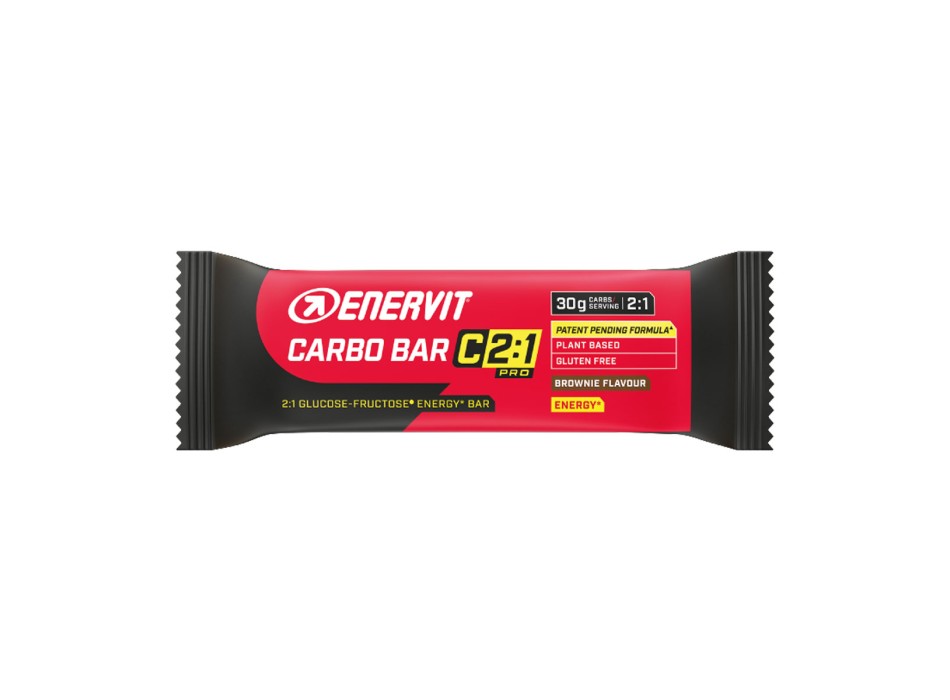 Enervit Carbo Bar C2:1 Pro barretta energetica 45g brownie