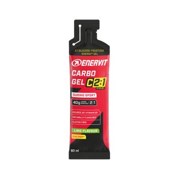 Enervit Carbo Gel C2:1 Pro gel energetico 40g lime