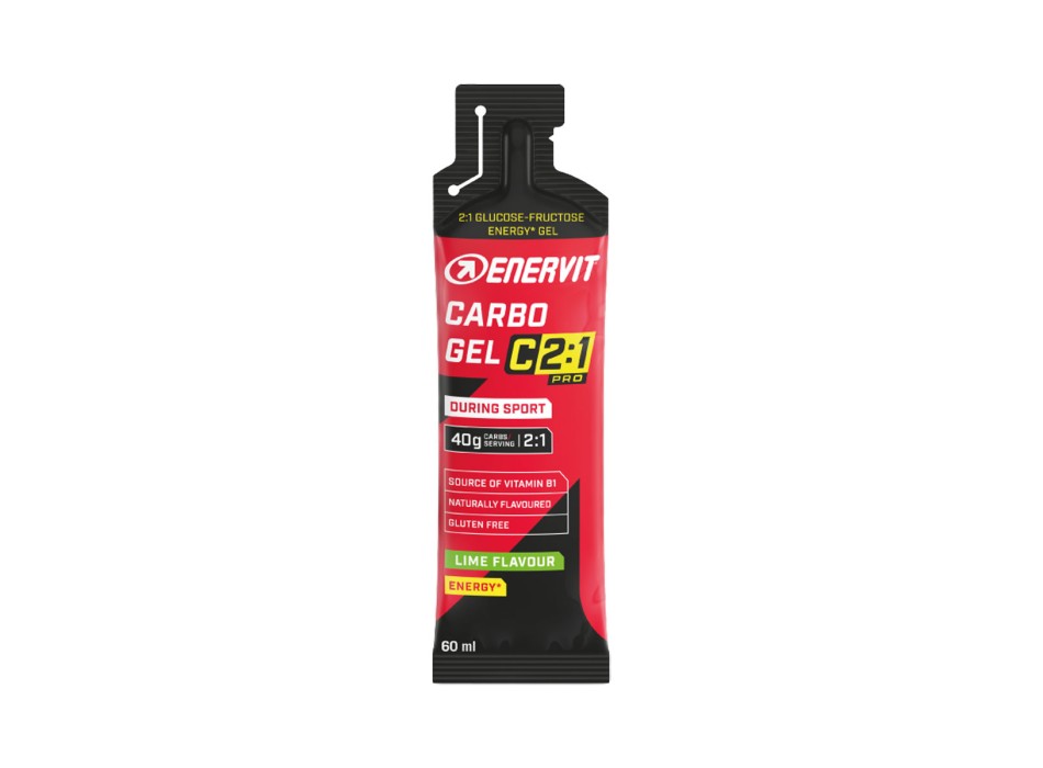 Enervit Carbo Gel C2:1 Pro gel energetico 40g lime