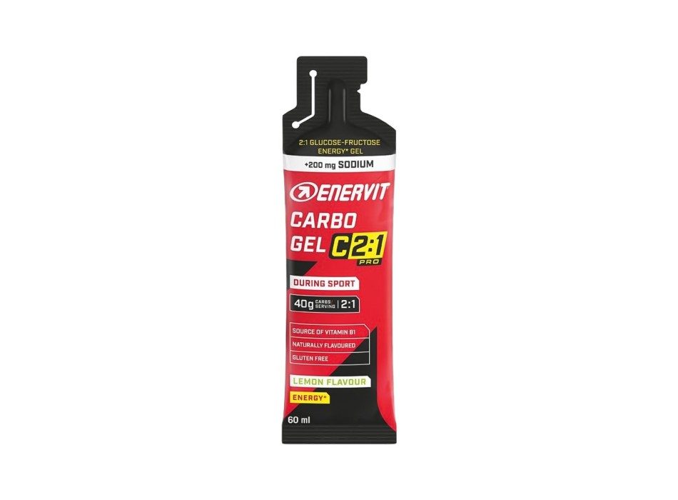 Enervit Carbo Gel C2:1 Pro Sodio gel energetico 60ml limone