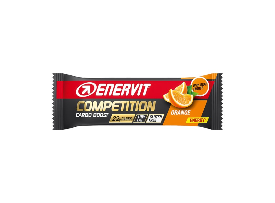 Enervit Competition Bar barretta energetica tecnica 30g per gare arancia