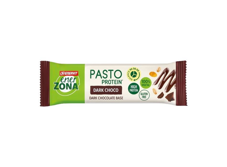 Enervit EnerZona Pasto Protein barretta sostitutiva del pasto cioccolato fondent